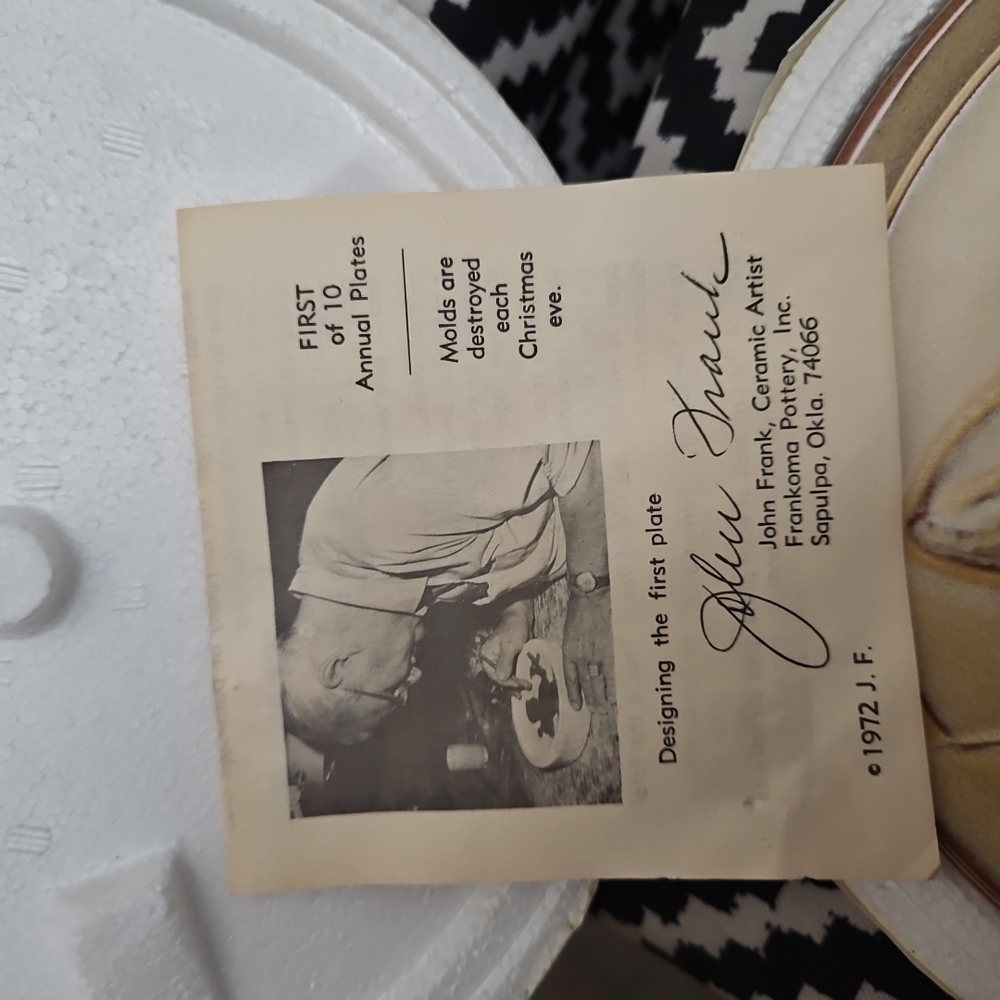 John Frank Ceramic Plate
